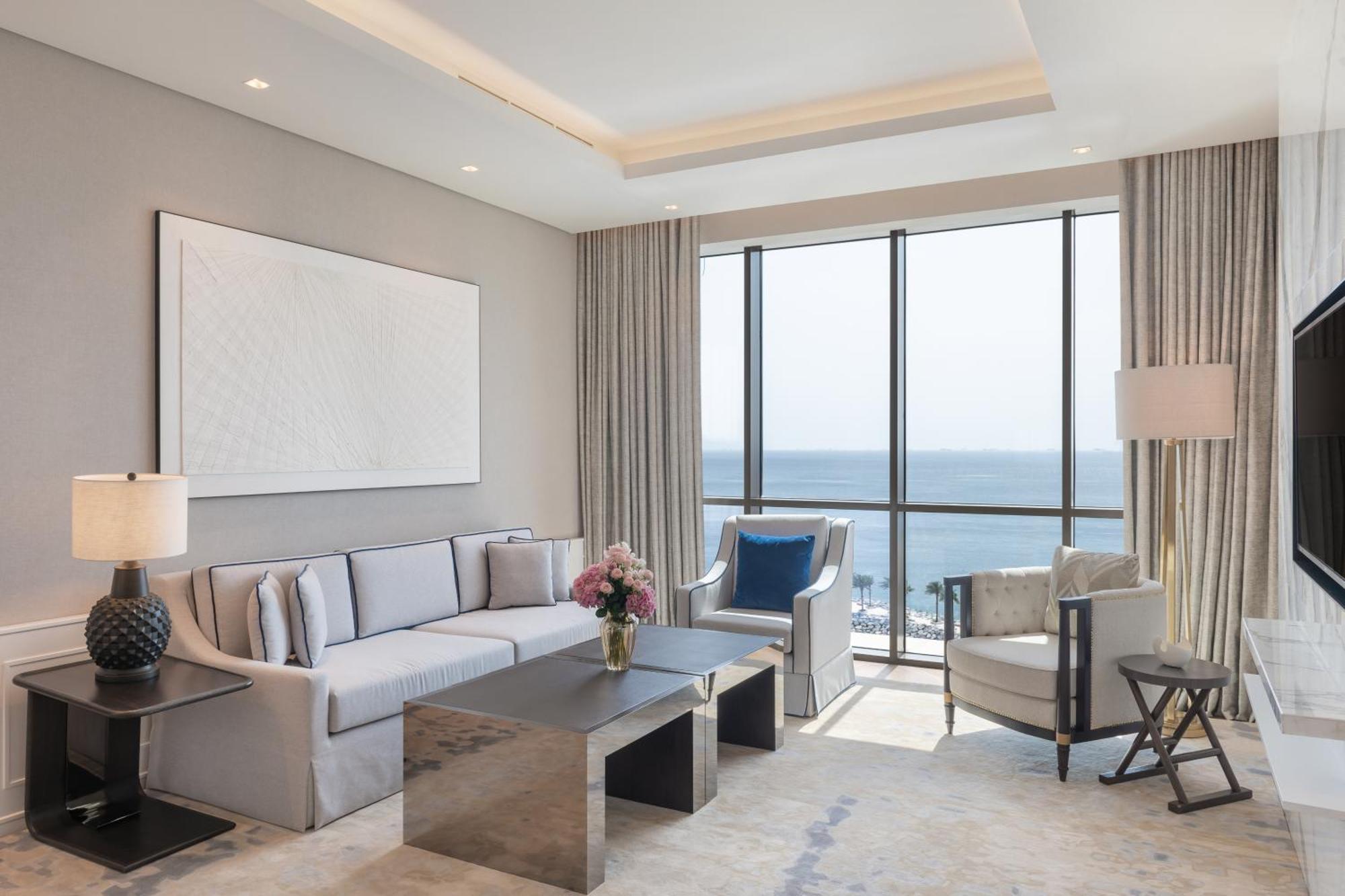 Address Beach Resort Fujairah Al Aqah Chambre photo Living room